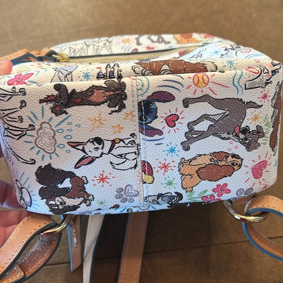 Dooney & Bourke Disney Dog Print Backpack and Pouch - Picture 3 of 8